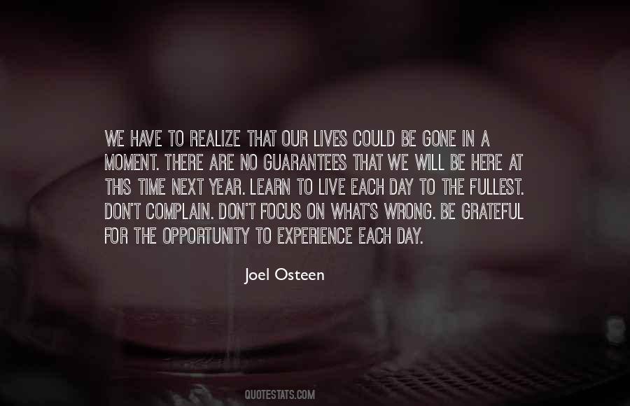 Be Grateful For What We Have Quotes #1857617