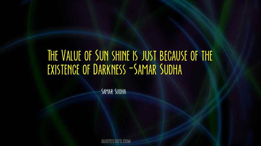 Sun Darkness Quotes #1138638