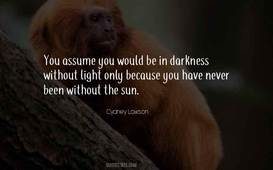 Sun Darkness Quotes #610931