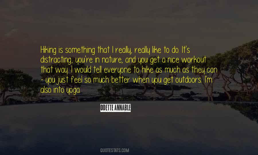 Hiking Nature Quotes #790834