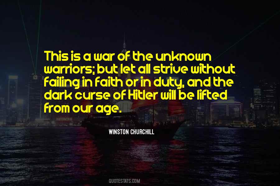 Quotes About Hitler Churchill #1204395