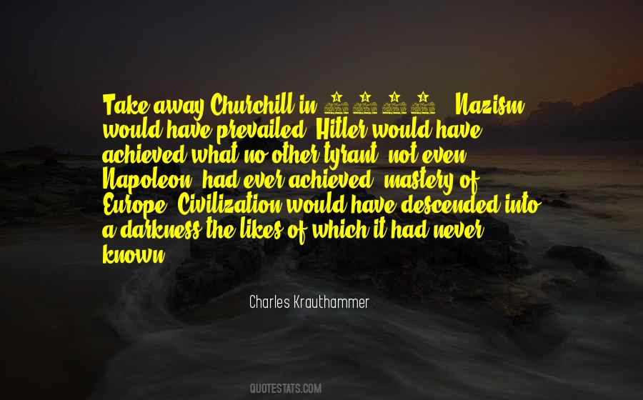 Quotes About Hitler Churchill #1452833