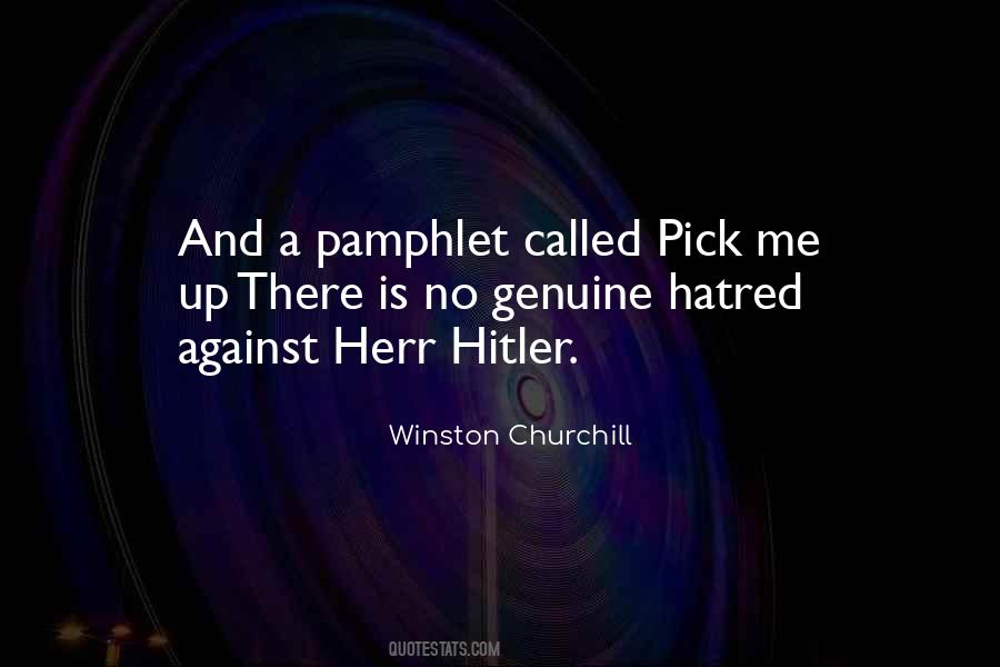 Quotes About Hitler Churchill #150280