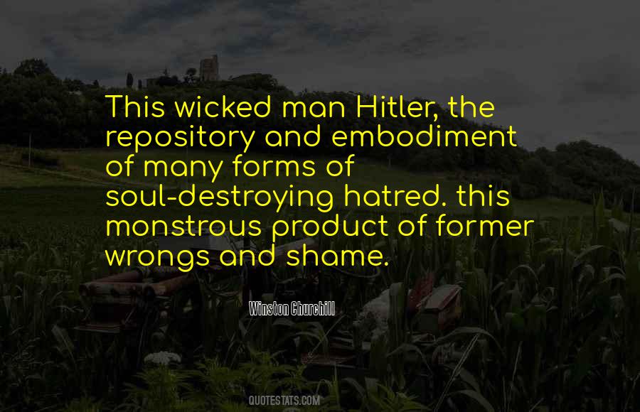 Quotes About Hitler Churchill #230369