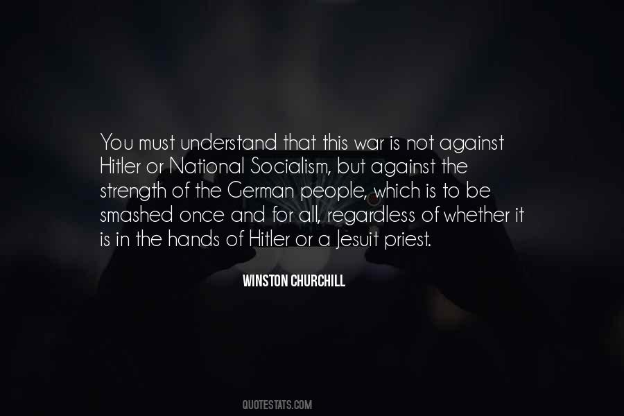 Quotes About Hitler Churchill #677346