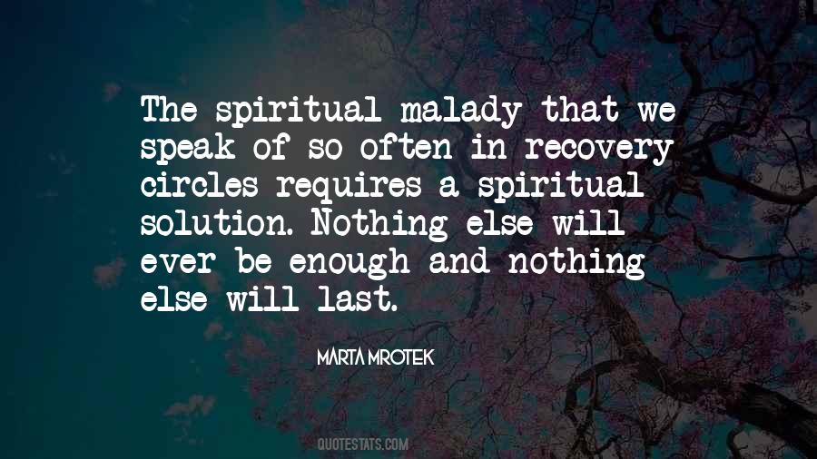 Recovery Spiritual Quotes #124951