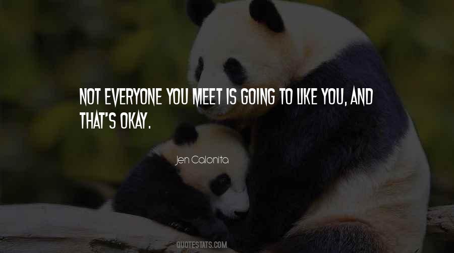 Not Everyone Is Going To Like You Quotes #985832