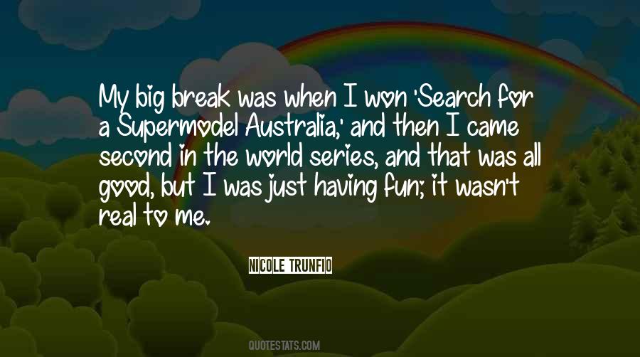 It Was Real For Me Quotes #1350151