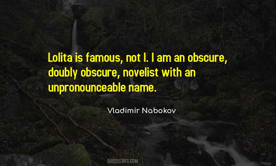 Famous Names Quotes #582723