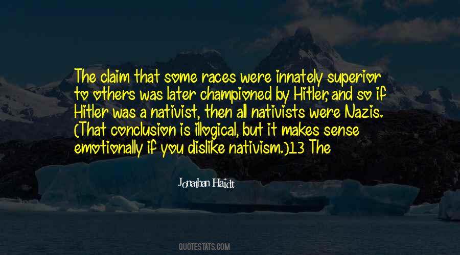 Quotes About Hitler And The Nazis #48034