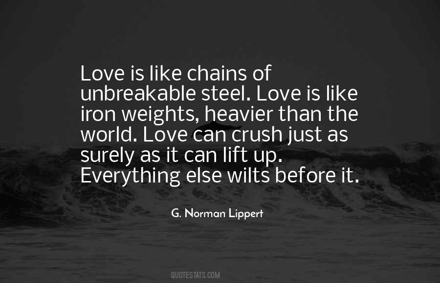 Chains Of Love Quotes #223678