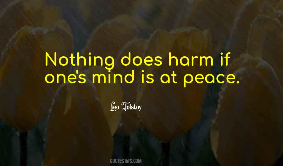 Leo Tolstoy Peace Quotes #1707136