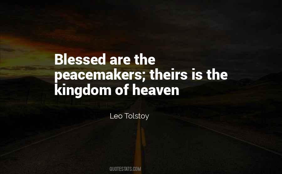 Leo Tolstoy Peace Quotes #39535
