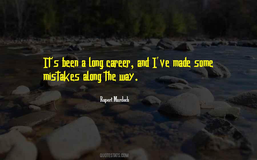 Quotes About A Long Career #517362
