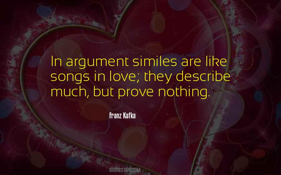 Argument In Love Quotes #246495