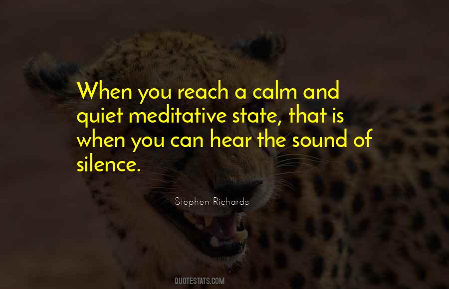 Calm Mindfulness Quotes #734781