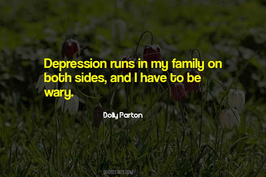 Depression Family Quotes #859579