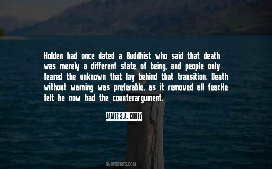Quotes About The Unknown Fear #1066643