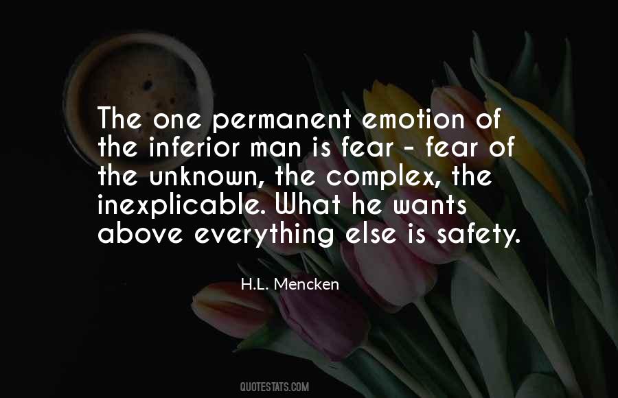 Quotes About The Unknown Fear #759203