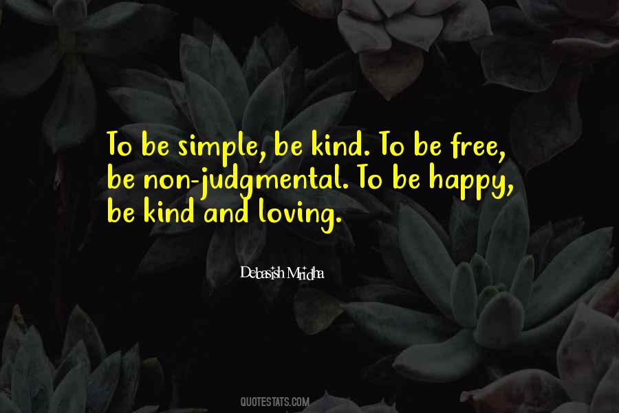 Be Happy Be Kind Quotes #652128