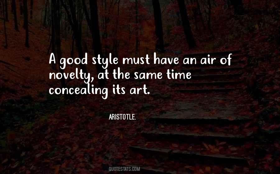 Style Of Art Quotes #1831334