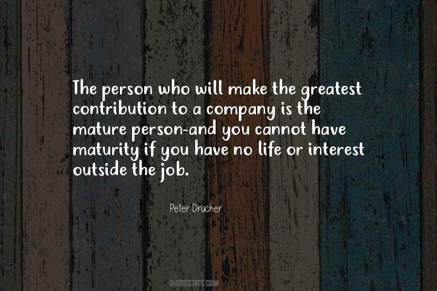Be A Mature Person Quotes #399001