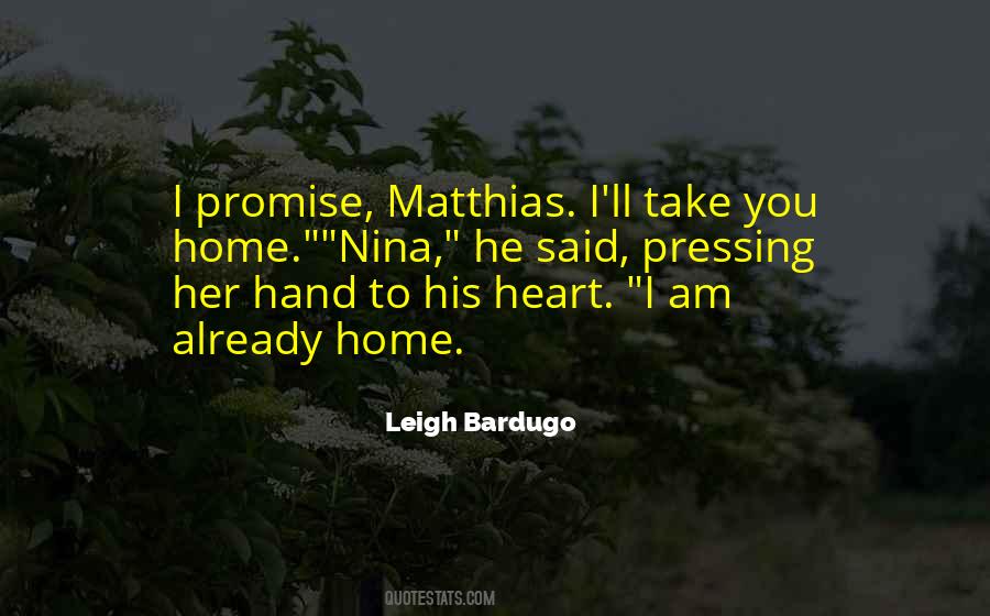 Hand Promise Quotes #1171915