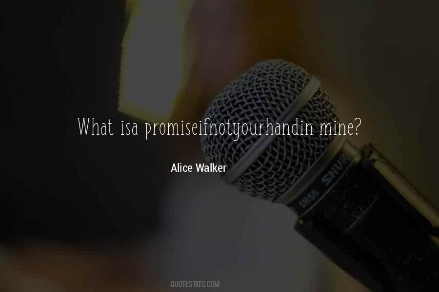 Hand Promise Quotes #1415114