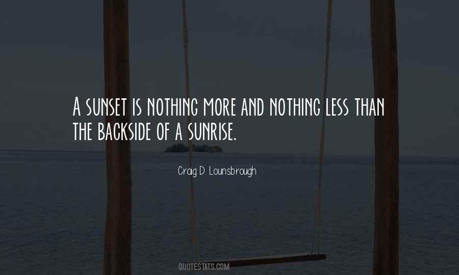 Sunset Is Quotes #1272582