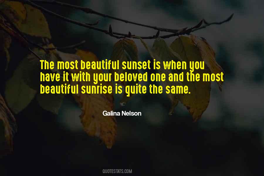 Sunset Is Quotes #760381