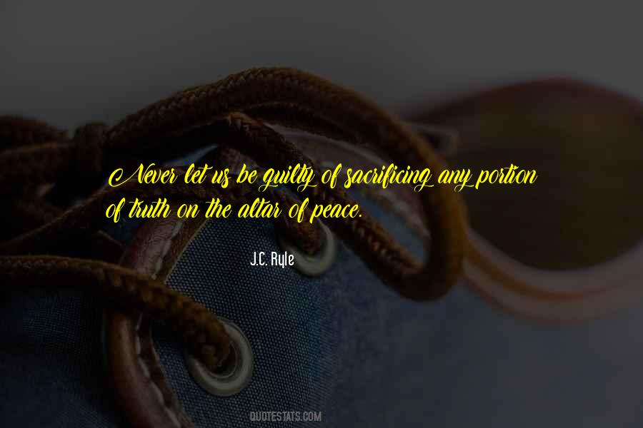 Never Be Peace Quotes #143434