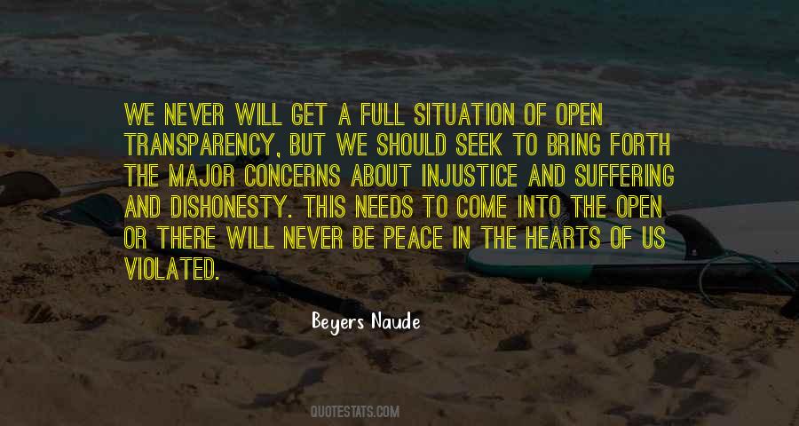 Never Be Peace Quotes #1542998