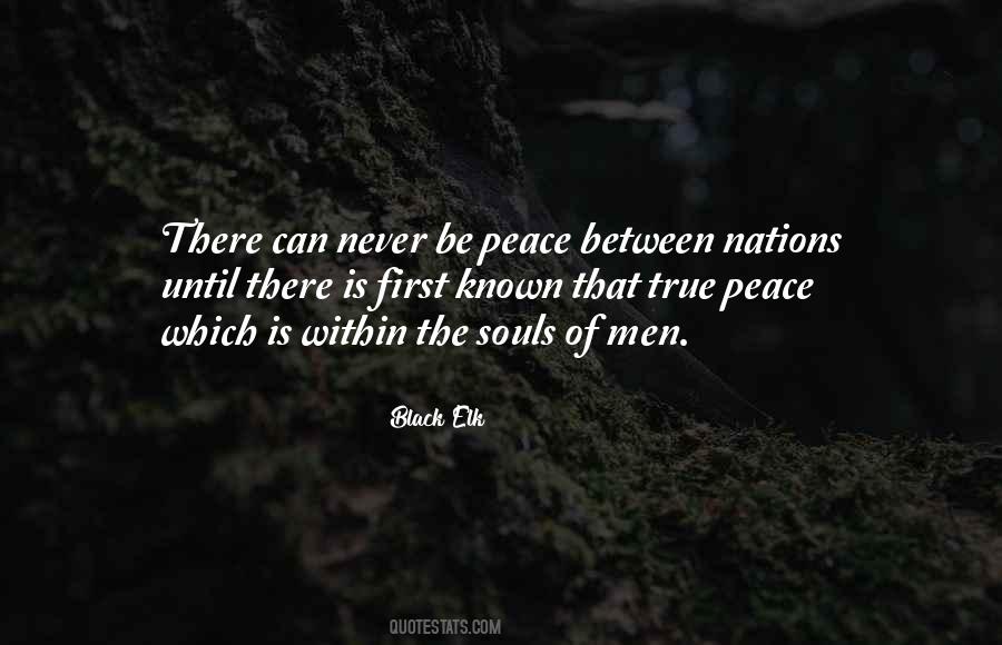 Never Be Peace Quotes #348545