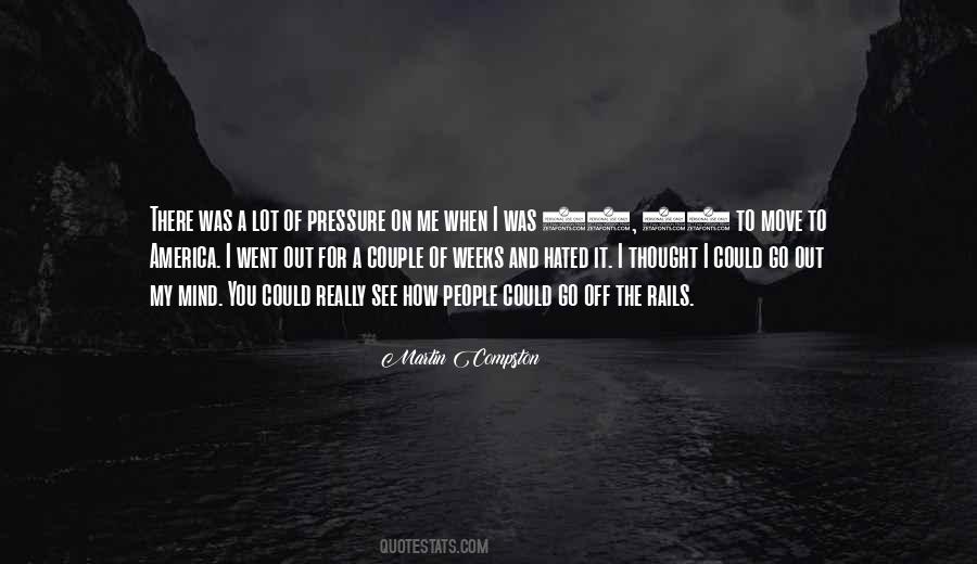 Go Off The Rails Quotes #982548