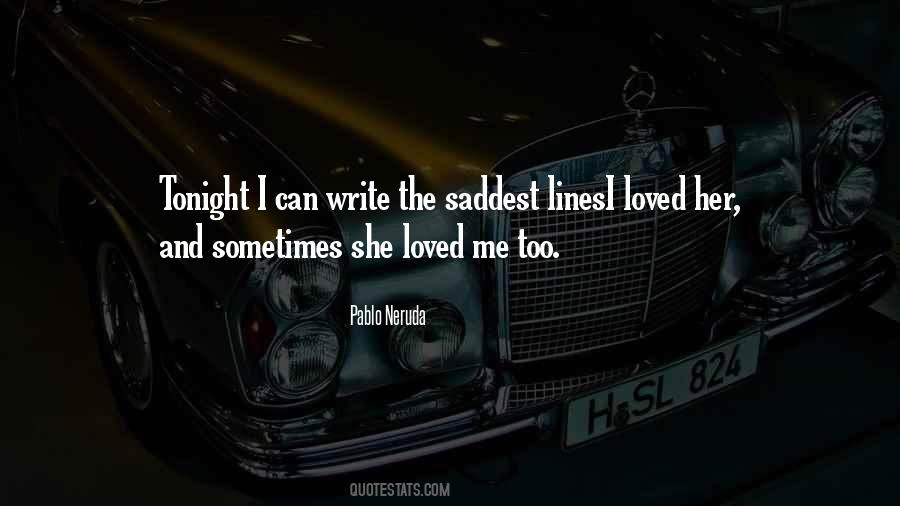 She Loved Quotes #1031083