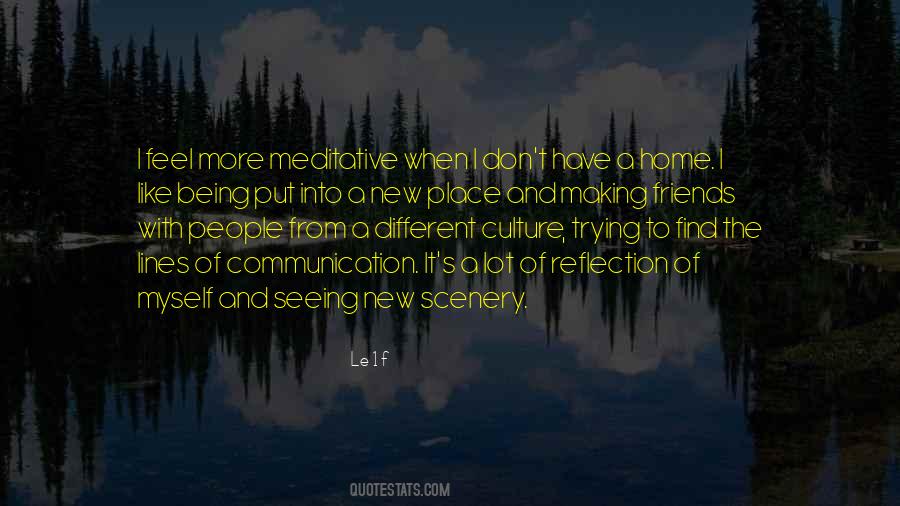 Friends Reflection Quotes #1076619