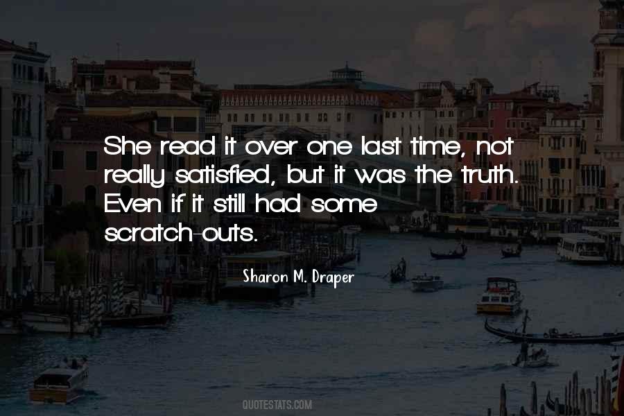 Still Not Satisfied Quotes #1112747