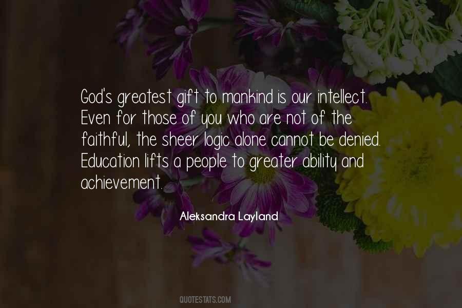 Greatest Gift From God Quotes #1068144