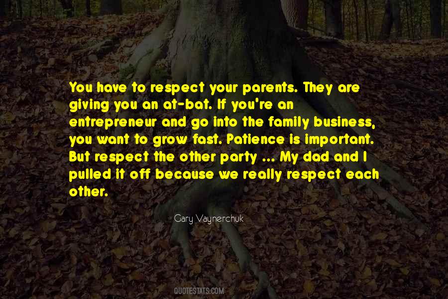 Respect Dad Quotes #161880