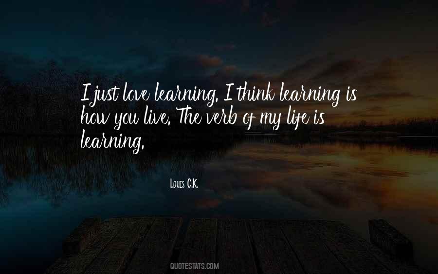 I Love Learning Quotes #1294161