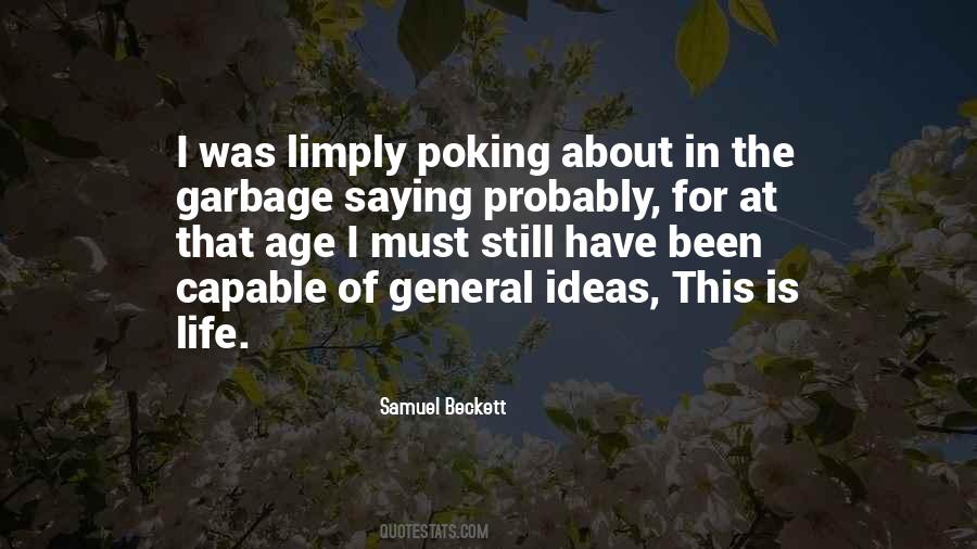 Ideas Of Living Quotes #1379160