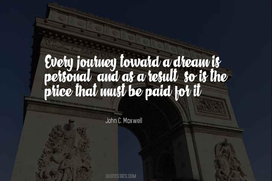 Journey Dream Quotes #1474870