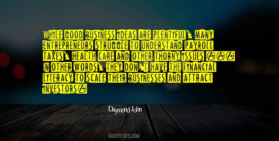 Business Struggle Quotes #1273830