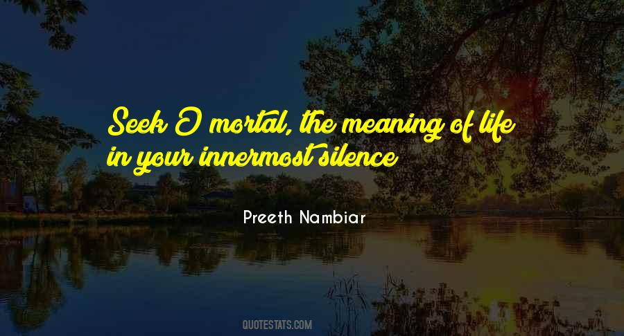 Silence Meaning Quotes #1162154