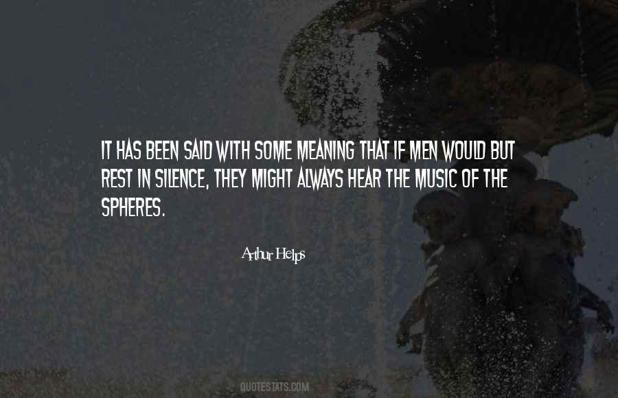 Silence Meaning Quotes #1496323
