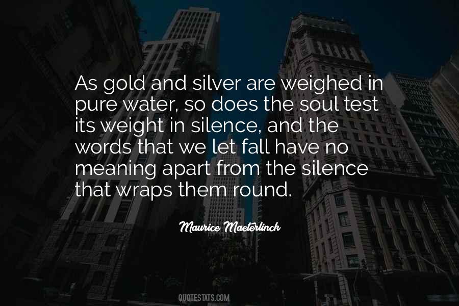 Silence Meaning Quotes #276129