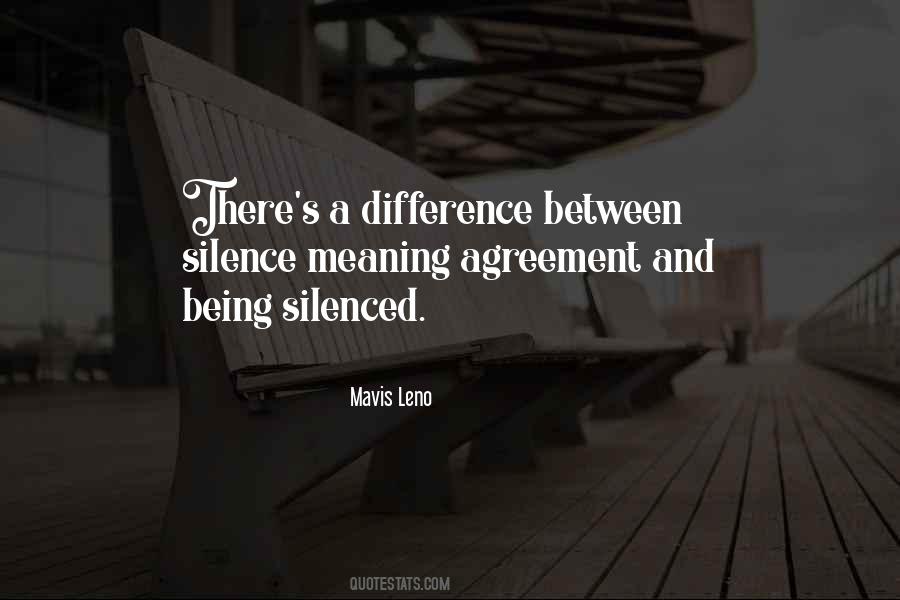 Silence Meaning Quotes #578471