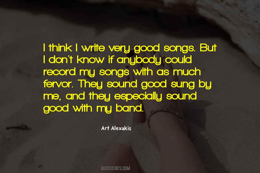 Quotes About My Songs #1000408