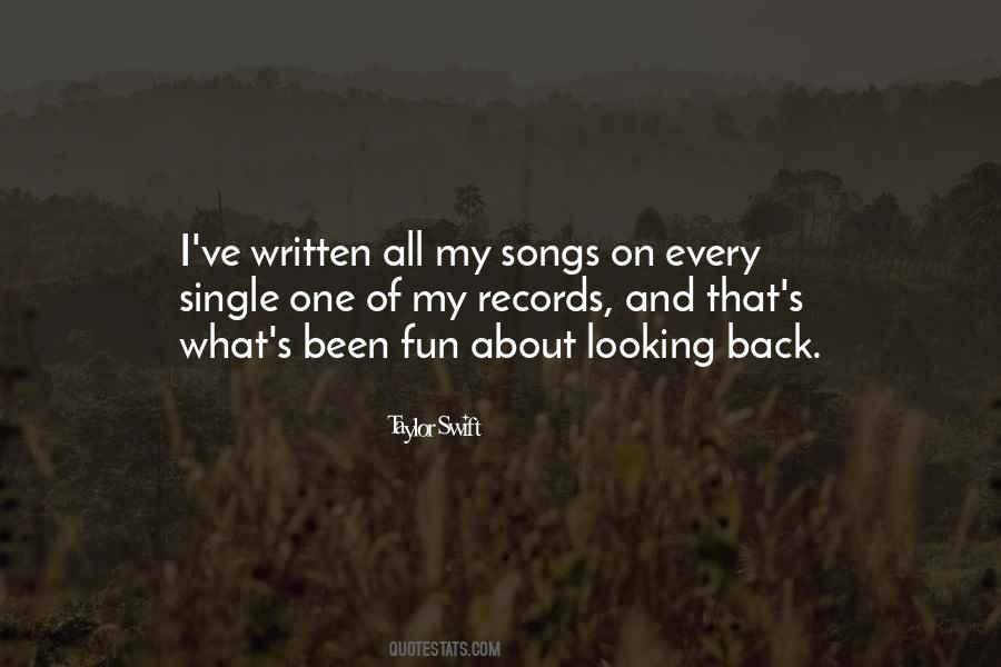 Quotes About My Songs #1337603