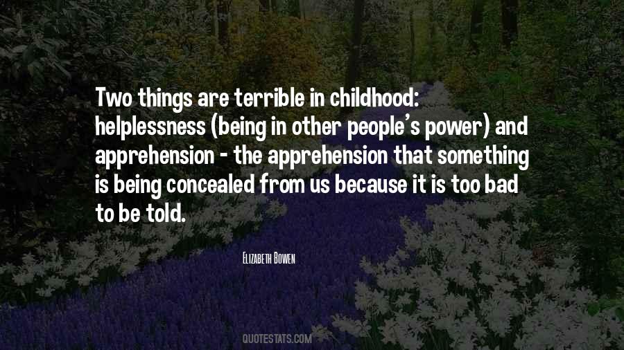 Bad Power Quotes #1098575